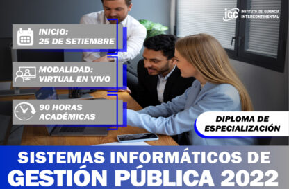 Diploma de Sistemas Informáticos de Gestión Pública 2022