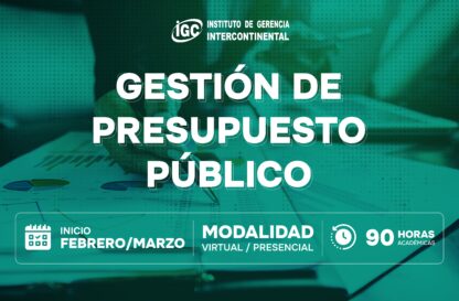 CURSO ESPECIALIZADO                                         PRESUPUESTO PÚBLICO 2025